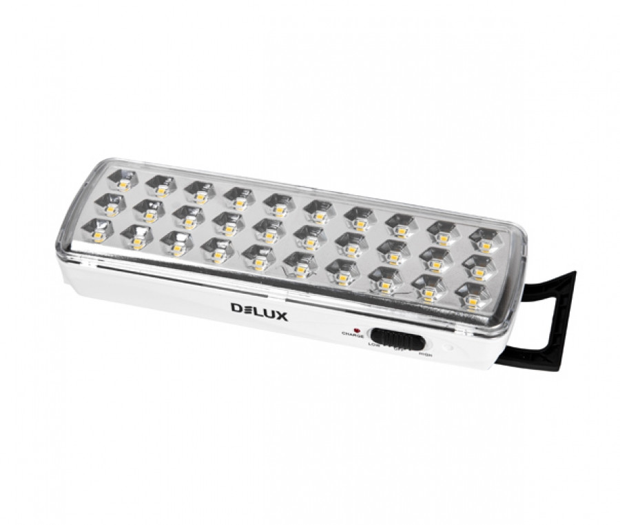 Світильник світлодіодний аварійний REL-501LED (3.7V1,2Ah) 30 LED 2W 202x68x40 акумуляторний
