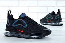 Кроссовки мужские Найк Nike Air Max 720 Black/White. ТОП Реплика ААА класса., фото 3