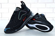 Кроссовки мужские Найк Nike Air Max 720 Black/White. ТОП Реплика ААА класса., фото 2