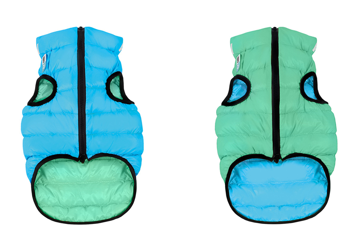 Куртка Airy Vest Lumi XS 25 світний жилет салатово-блакитний одяг для собак, фото 1