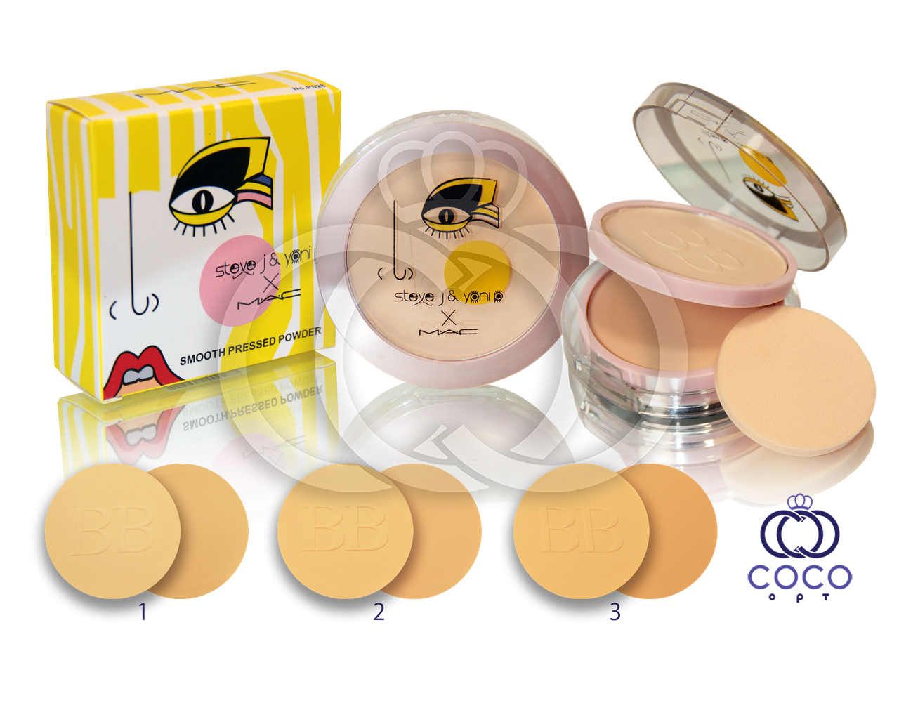 Компактна пудра для обличчя 2 в 1 MAC Steve J & Yoni P Collection