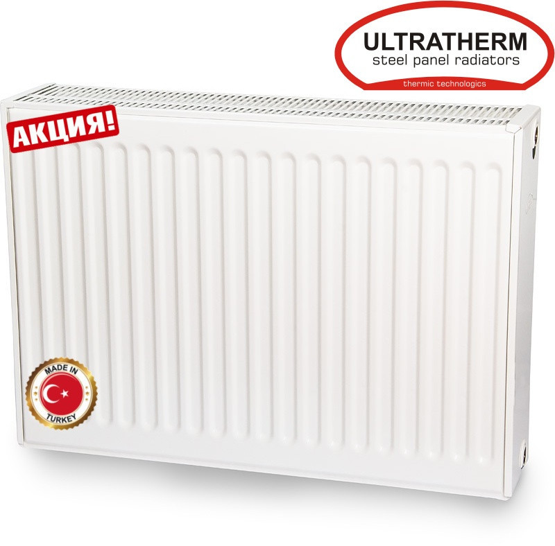 Сталеві радіатори Ultratherm 22 тип 500/1800 з нижнім під'єднанням (Туреччина)