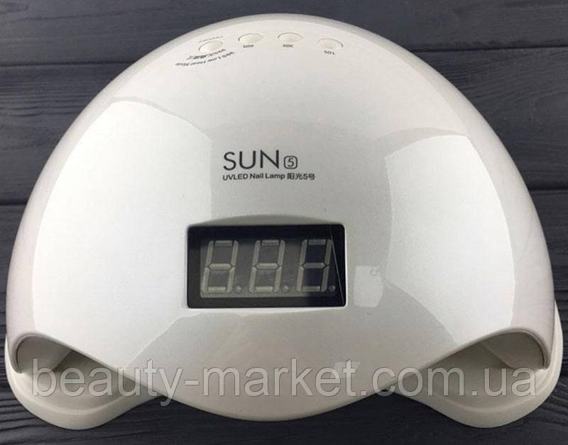 Лампа для манікюру LED+UV Sun 5, 48W