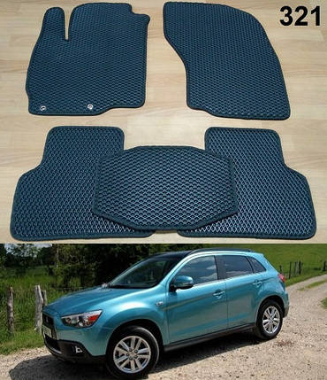 Килимки ЕВА в салон Mitsubishi ASX (Outlander Sport) '10-, фото 1