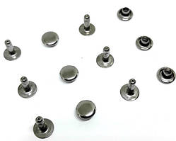 Хольтен односторонній 9 мм темний нікель (1000 шт./пач.)