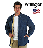 Рубашка джинсовая Wrangler®(США)(M)/на меховой подкладке(sherpa)/Оригинал из США