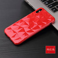 Силіконовий чохол Rhombus Diamond Case для iPhone X