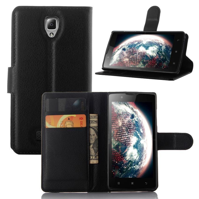 Чохол-книжка Litchie Wallet для Lenovo A2010 Чорний