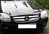 Решітка радіатора Mercedes SLK R170 стиль AMG (срібло/крим смужки), фото 3
