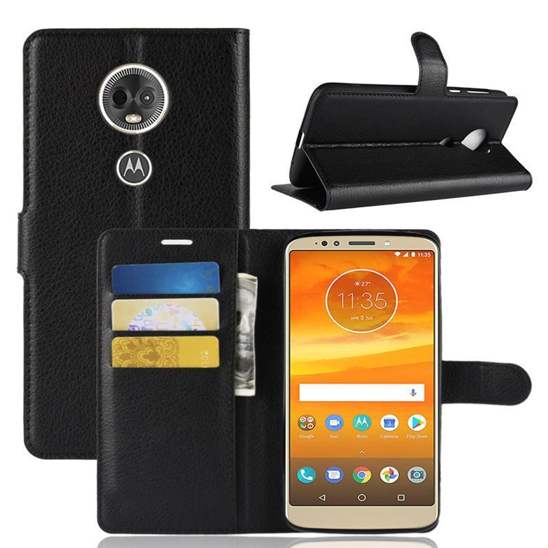 Чохол-книжка Litchie Wallet для Motorola Moto E5 Plus XT1924 Чорний