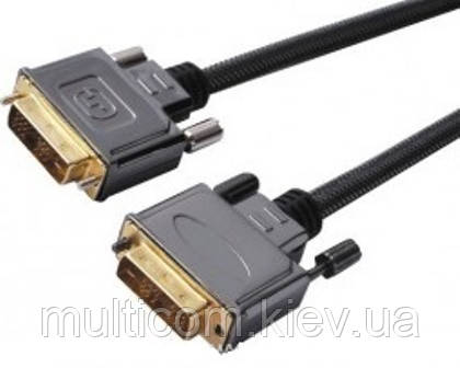 05-06-021. Шнур DVI (штекер - штекер), з фільтрами, 1,8м, фото 1