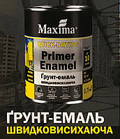 Грунт-емаль 3 в 1 быстросохнущая Maxima 0,75 кг