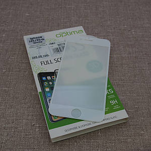 Захисне скло Optima 5D iPhone 6 white