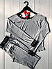 Молодіжний віскозний костюм для дому: кофта та штани з написом FILIPP, фото 2