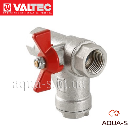 Кран комбінований Valtec DN 3/4" з вбудованим прямим фільтром VT.294.N.05