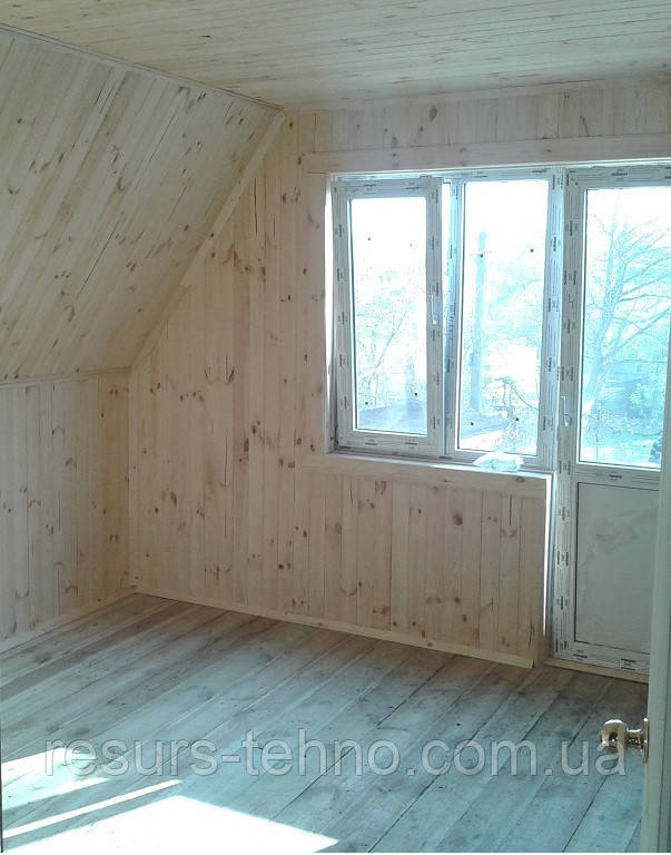 Оздоблення вагонкою мансарди