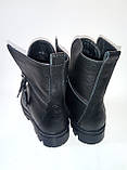 Жіночі шкіряні зимові черевики ТМ Lonza, фото 2