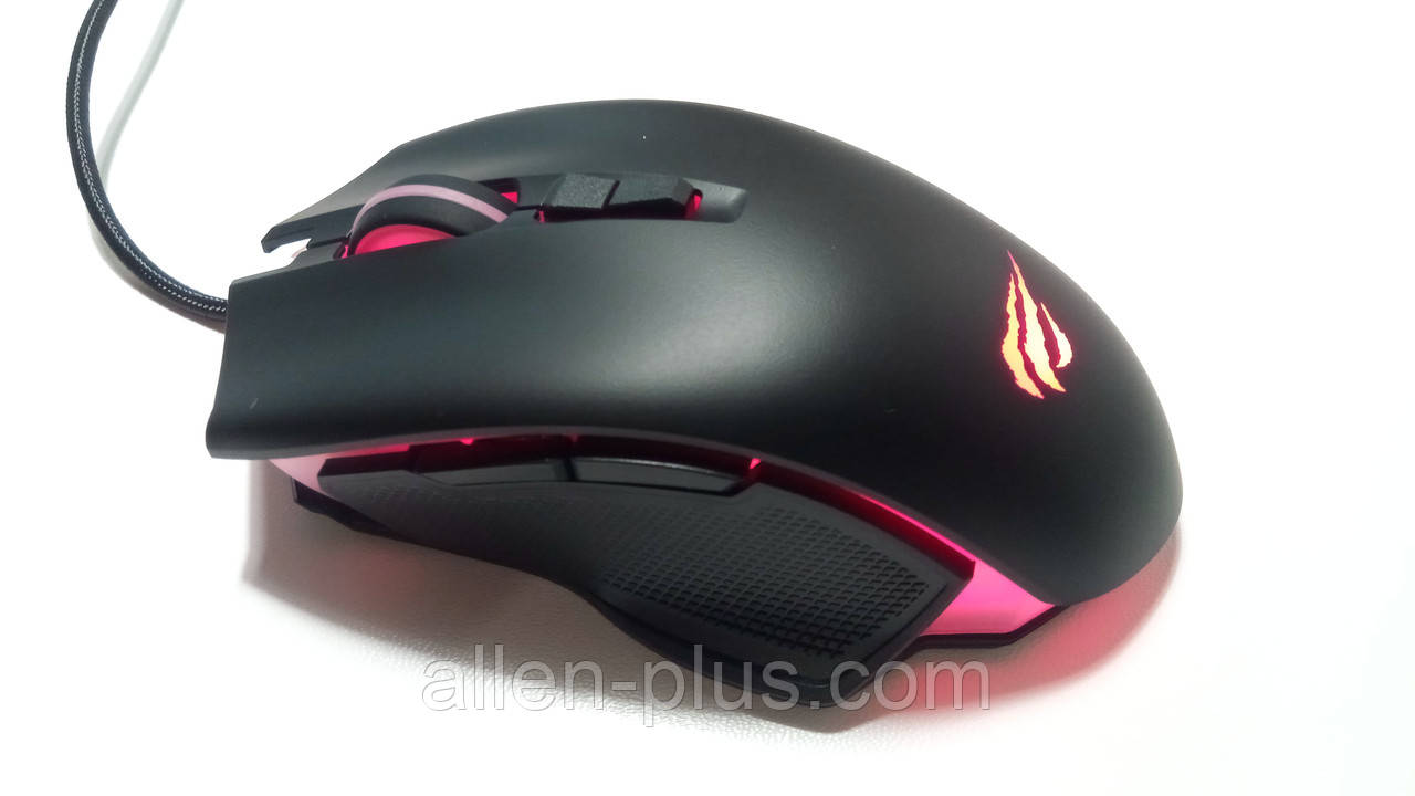 Миша професійна ігрова програмовна HAVIT HV-MS840 Backlit (4800 DPI) GAMING, USB, black
