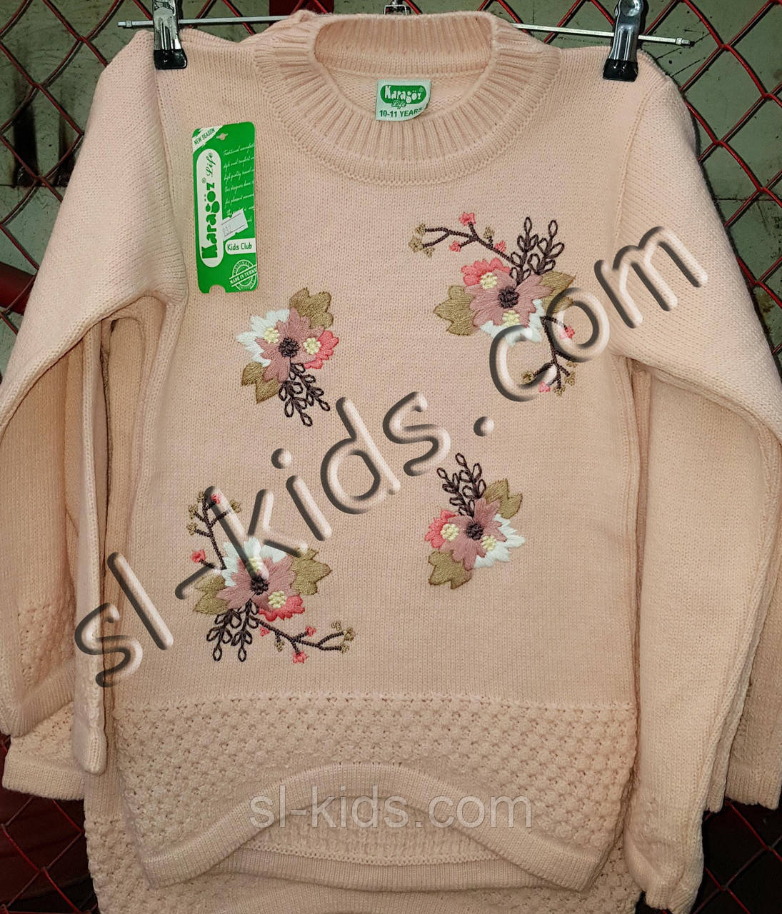 Туніка в'язання для дівчинки 9-13 років (Karagaz 01)