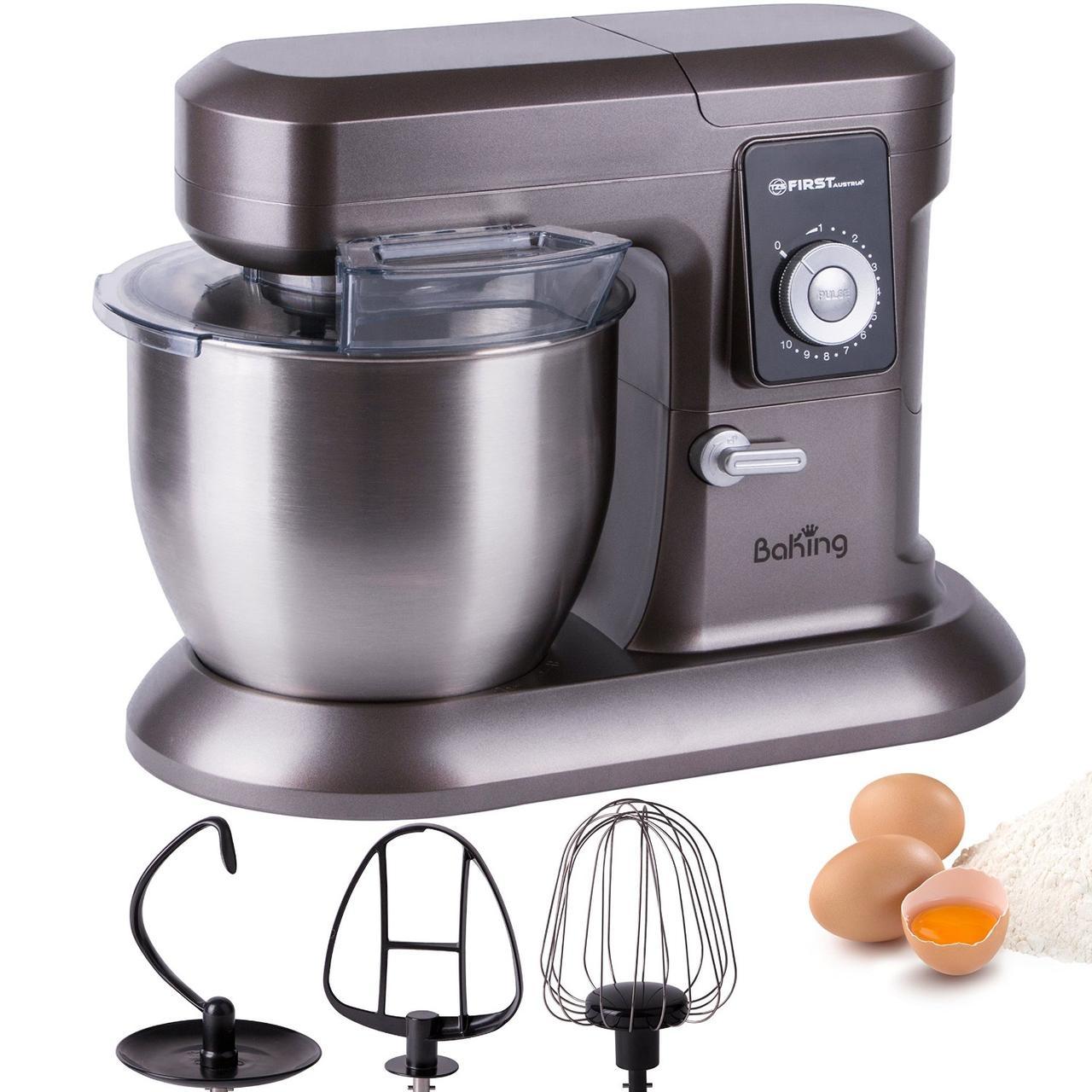 Кухонний комбайн / Тістоміс / Міксер First Austria FA-5259, 1200 Вт, 6.5 л, фото 1