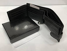 Гаманець портмоне чоловічий шкіряний три відділи відкидна візитниця на 8 карт Dr. Bond M8-1 12х9х3см, фото 2