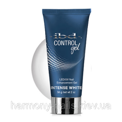 IBD CONTROL GEL Intense Whitite (ПоліГель IBD) 56г, яскраво-білий