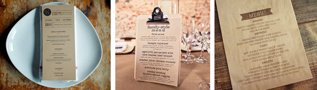 Друк на крафт паперу, виготовлення меню на крафт папері