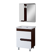 Комплект меблів для ванної кімнати Сімпл-Венге 70-30-70-17 з дзеркалом ПІК