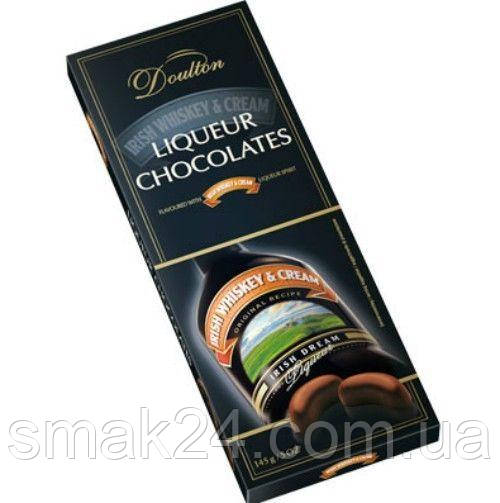 Шоколадні цукерки з лікером Ірландське віскі та вершки Doulton Irish Whiskey &Crem Liqueur Німеччина 145 г