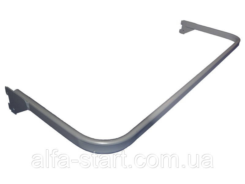 Сіра овальна дуга 120 см на перфопрофіль стенда Система Варіант, фото 1