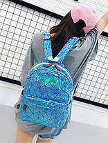 Голографічний великий рюкзак із лазерним дизайном, фото 4