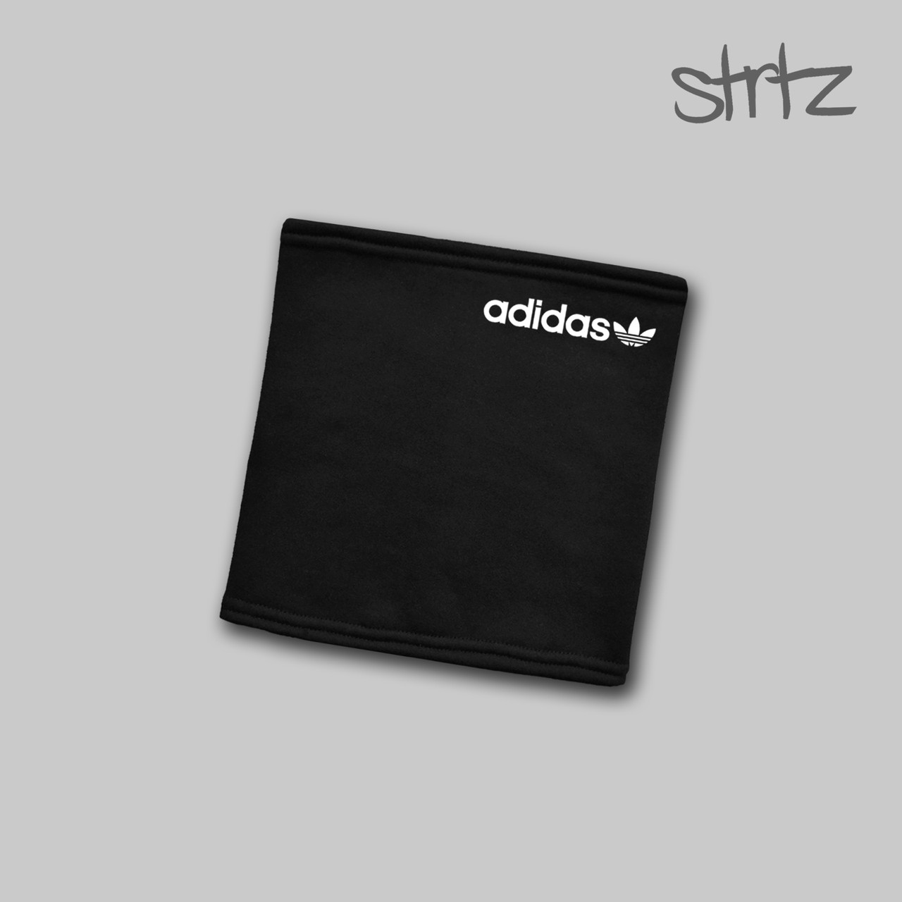 Теплий горловик Adidas чорного кольору (люкс)