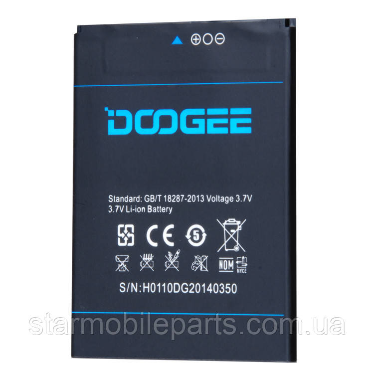 Акумулятор (АКБ, батарея) для Doogee DG2014 (Li-ion 3.7v 1750mAh)