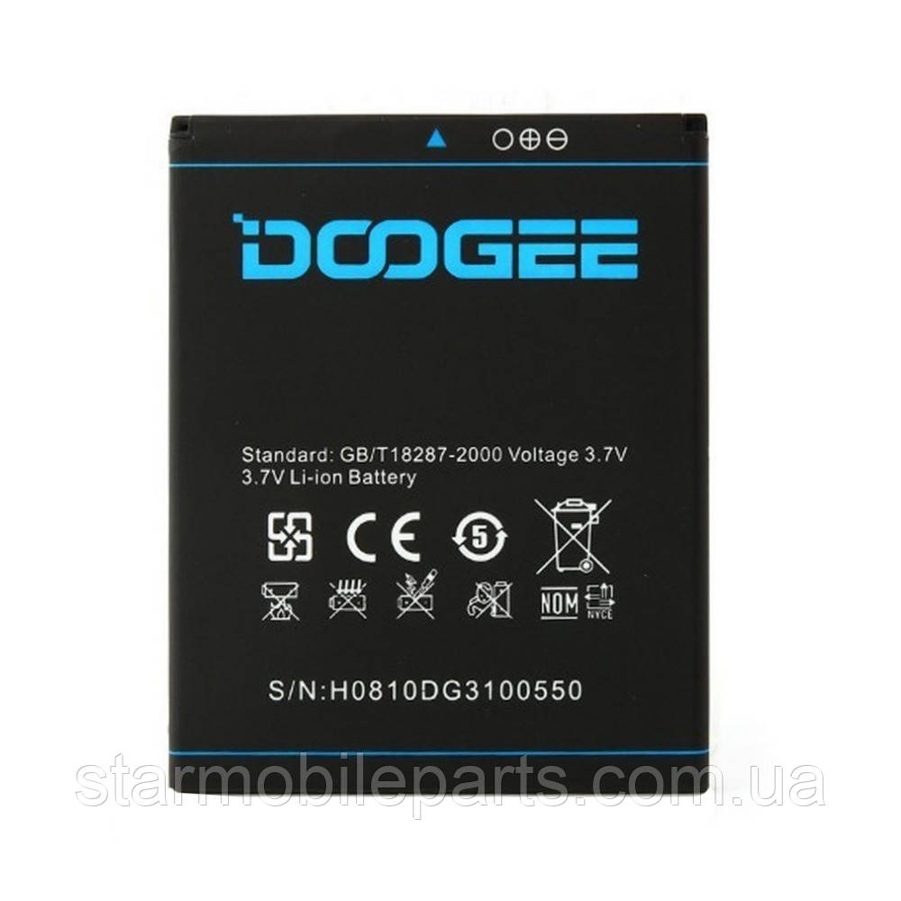 Акумулятор (АКБ, батарея) для Doogee DG310 (Li-ion 3.7v 2000mAh)