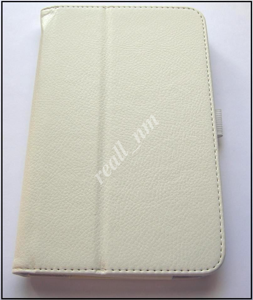 Білий шкіряний чохол-книжка Folio Case для Asus Memo Pad 7 Me170C Me170CX