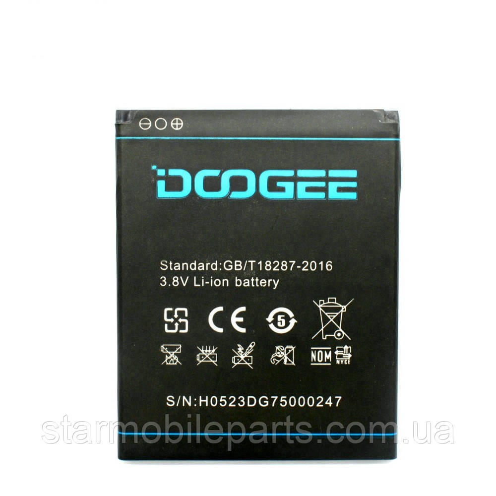 Акумулятор (АКБ, батарея) для Doogee DG750 (Li-ion 3.8 V 2000mAh)