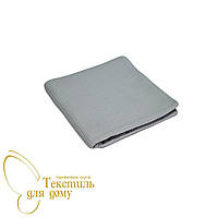 Рушник лицьовий 50*90 вафельний/махра, сірий