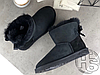 Жіночі уггі UGG Mini Bailey Bow II Boot Black 1005062, фото 4