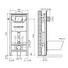 Інсталяція для унітазу OLI 120 Plus 167757 099949, фото 2