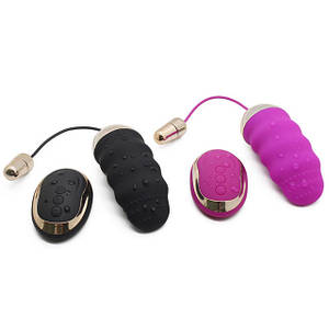 Віброяйце кульки кегеля на пульті з вібрацією і USB зарядкою Jump Egg Tenon