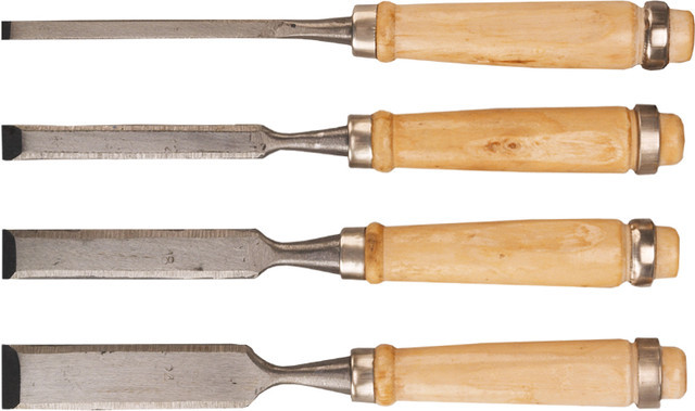 Стамески Top Tools 6-24 мм, набір 4 шт*1 уп.