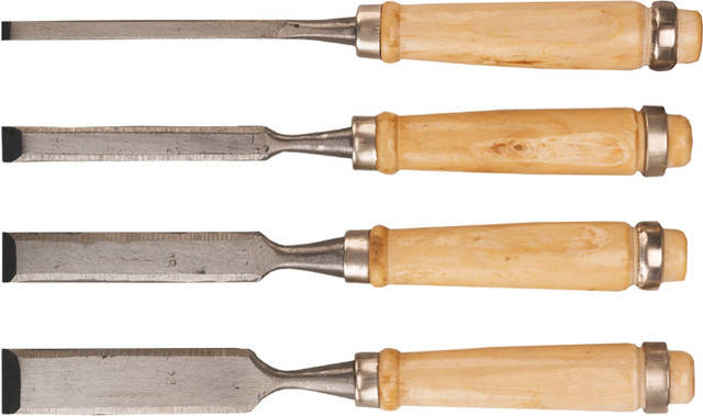 Стамески Top Tools 6-24 мм, набір 4 шт*1 уп., фото 1