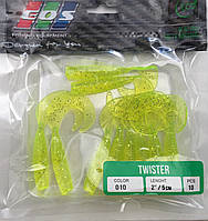 Силіконові приманки EOS twister 5 см
