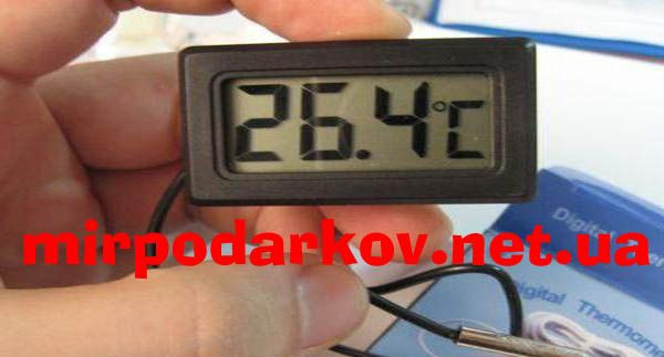 Цифровий LCD термометр із виносним датчиком