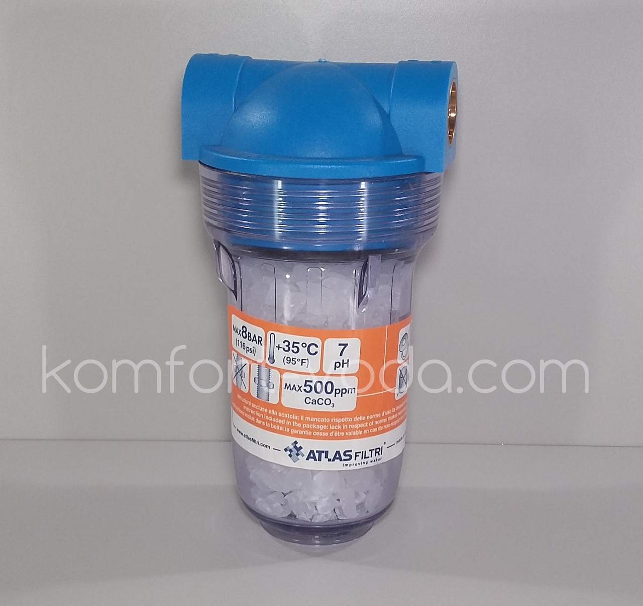 Поліфосфатний фільтр із дозатором DOSAPROP MIGNON L 2P, 1/2"