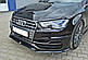 ДИФУЗОР ПЕРЕДНОГО БАМПЕРА AUDI S3 8V SPORTBACK 2013+г.в. , фото 3