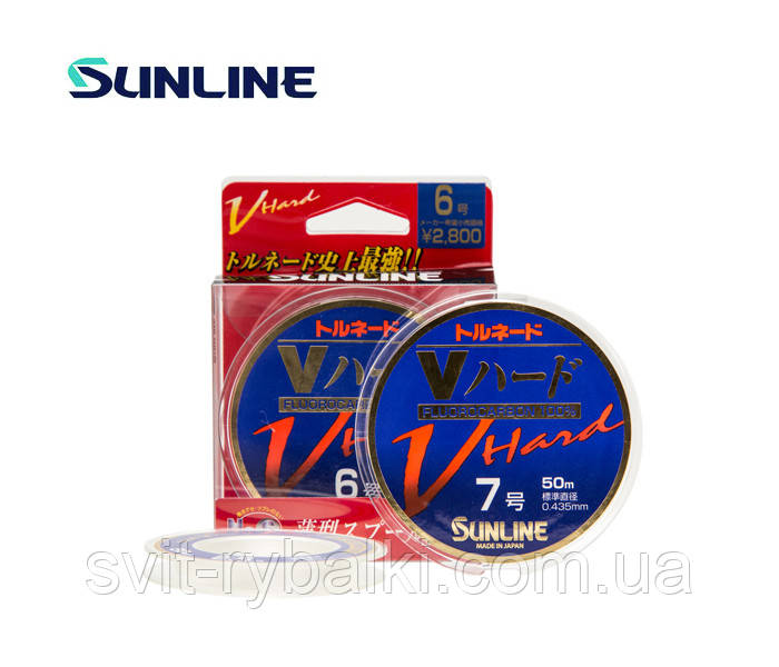 Флюорокарбон Sunline FC Tornado V Hard HG 50м - фото 1 - id-p510850829