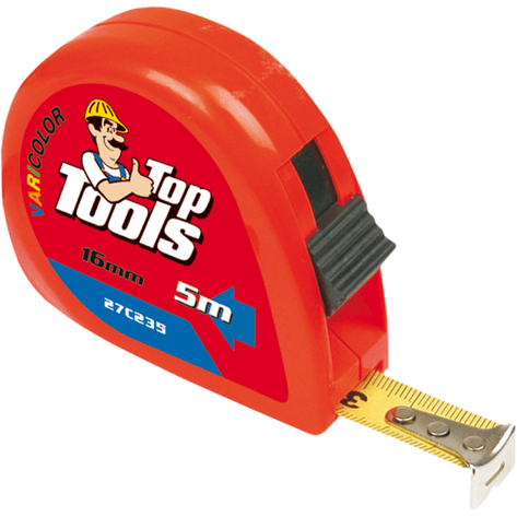 Рулетка Top Tools, сталева стрічка 10 м x 25 мм, фото 1