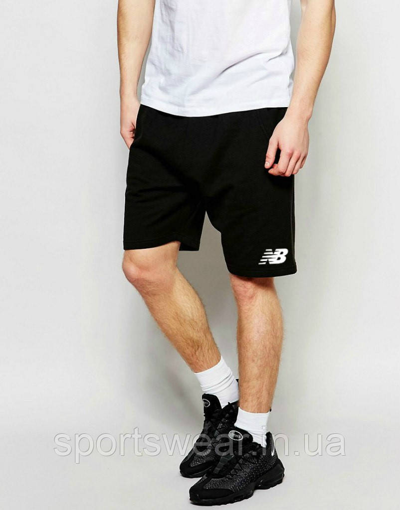 Шорти New Balance ( Нью Беланс ) чорні "" В стилі Umbro ""