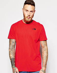 Футболка червона спортивна чоловіча The North Face Ноз Фейс